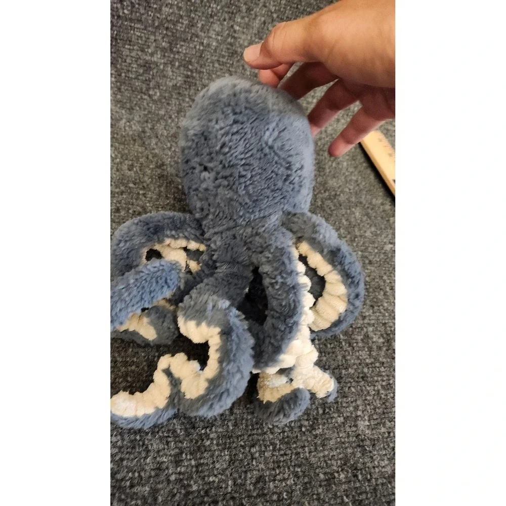 Jellycat Blue Octopus Plush Small Stuffed Animal Soft Toy Tentacles Cuddly